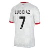 Maglia ufficiale Liverpool Luis Diaz 7 Alternativa 2024-25 per Uomo